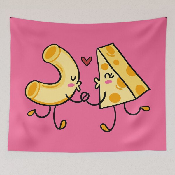 Item preview, Macaroni and Cheese Love  - Food Couple designed and sold by ShareYourFaith.