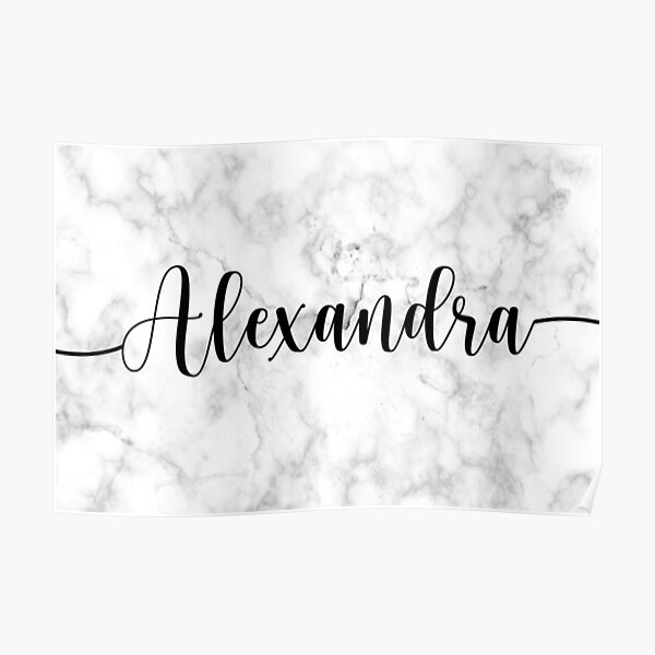 Posters Sur Le Theme Alexandra Redbubble