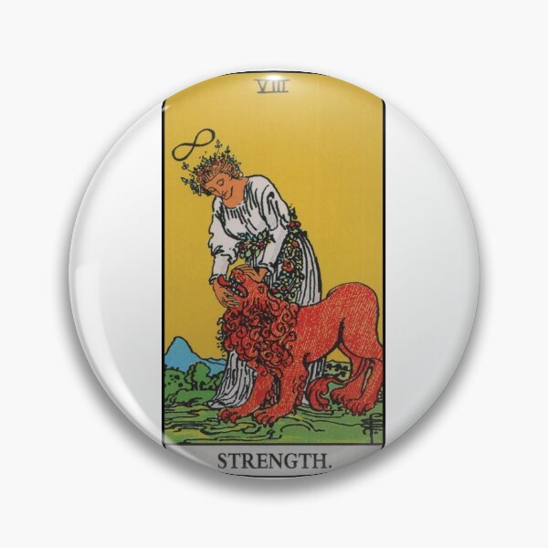 Item preview, Strength Tarot Card designed and sold by KateJeffcott.