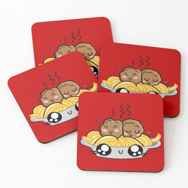 Item preview, Spaghetti and Meatballs Love - Food Inseparable Couple designed and sold by ShareYourFaith.