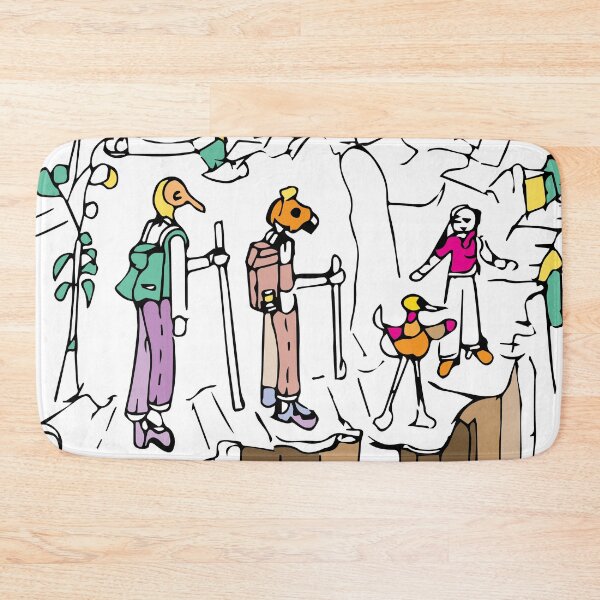 Item preview, Its a Long Way Down, TeresaTown at Redbubble 2020 designed and sold by Mark Stansberry.