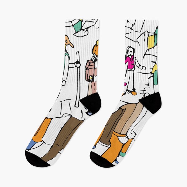 Item preview, Its a Long Way Down, TeresaTown at Redbubble 2020 designed and sold by Mark Stansberry.
