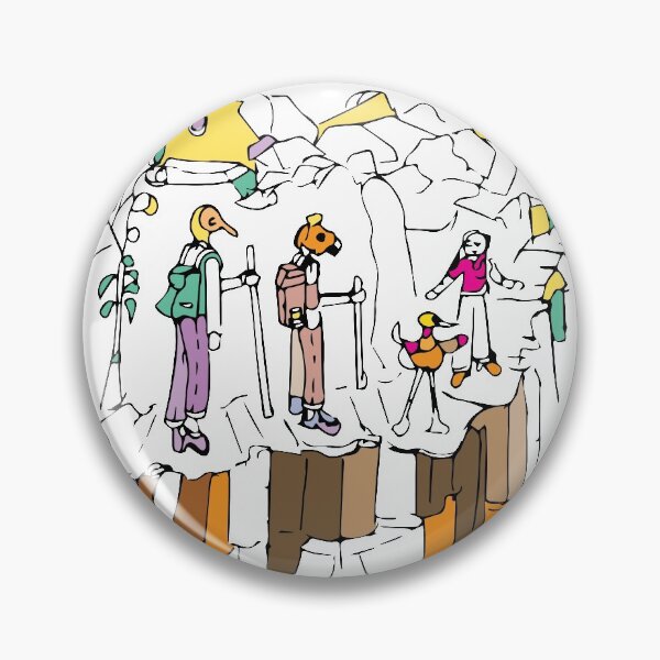 Item preview, Its a Long Way Down, TeresaTown at Redbubble 2020 designed and sold by Mark Stansberry.