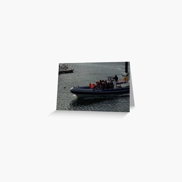 Speedboat Greeting Card