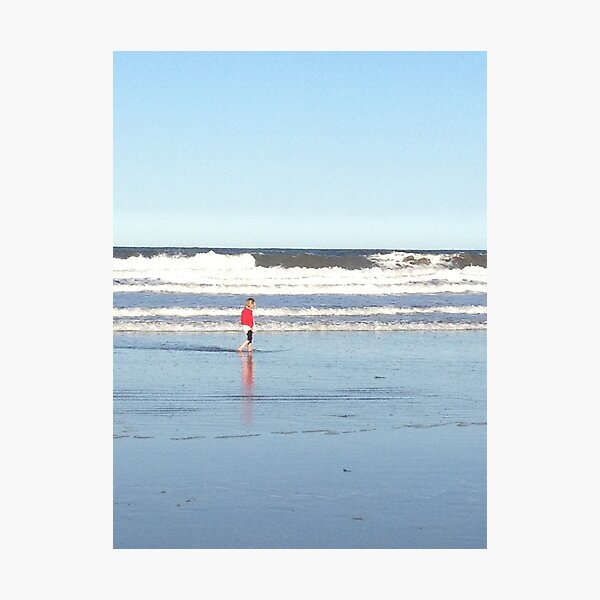On the beach Photographic Print