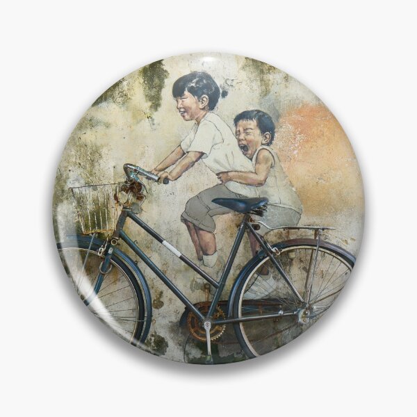 Item preview, Graffiti Of A Children On A Bicycle designed and sold by H3ITH7M.