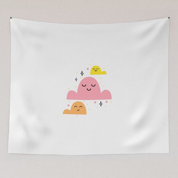 Item preview, happy clouds designed and sold by emmadutty.