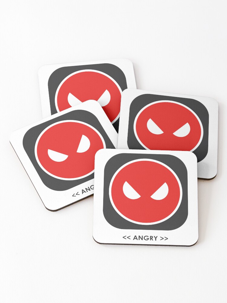 Thumbnail 1 of 5, Coasters (Set of 4), Superintendent Angry designed and sold by KDesign13.