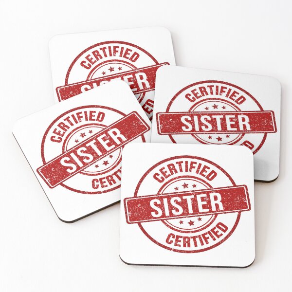 Item preview, Certified Sister, Funny Gift For Sister designed and sold by DinoSpirit.