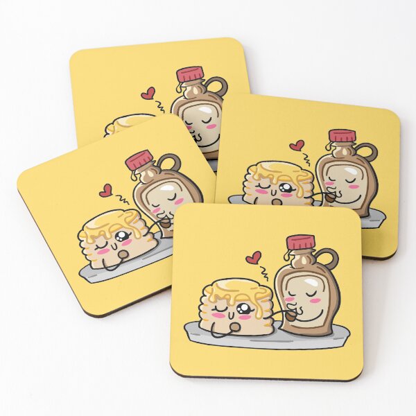 Item preview, Cute Pancakes and Maple Syrup Love - Food Couple designed and sold by ShareYourFaith.