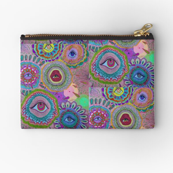 indie eye collage Zipper Pouch