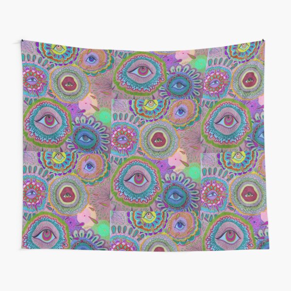 indie eye collage Tapestry