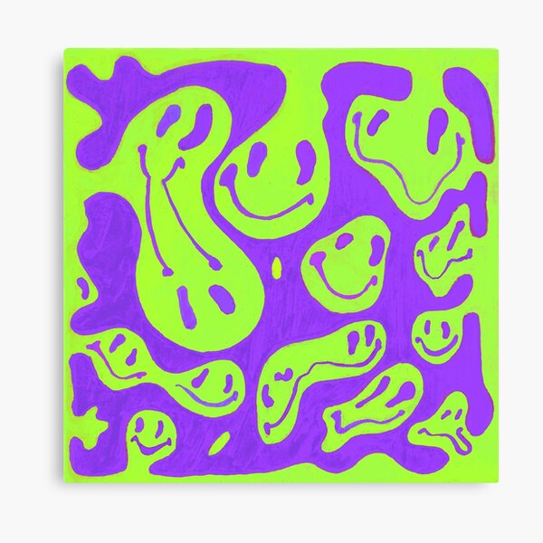 Trippy Smiley Face Wall Art Redbubble Trippy Smiley Face Wall Art Redbubble