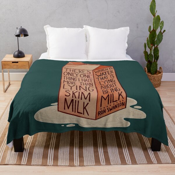 Item preview, Ron Swanson Hates Skim Milk designed and sold by RebekahLynne.