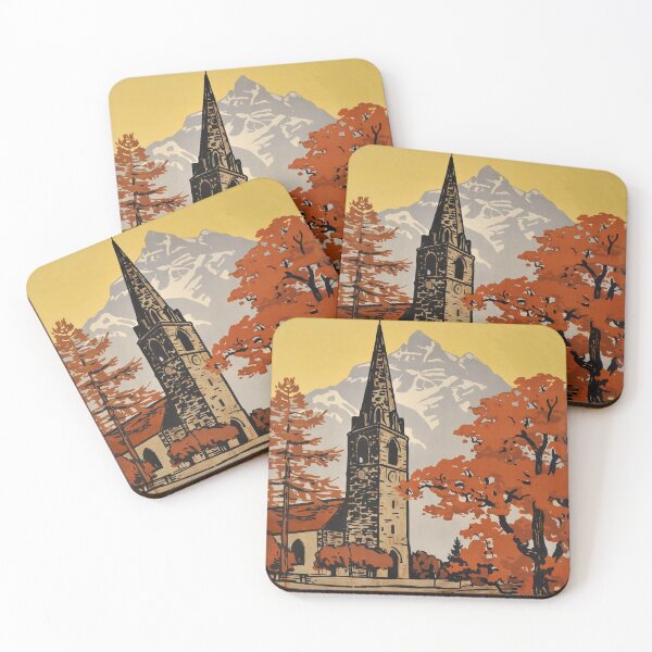 Item preview, Bex Les Bains vintage travel poster designed and sold by stickart-marek.