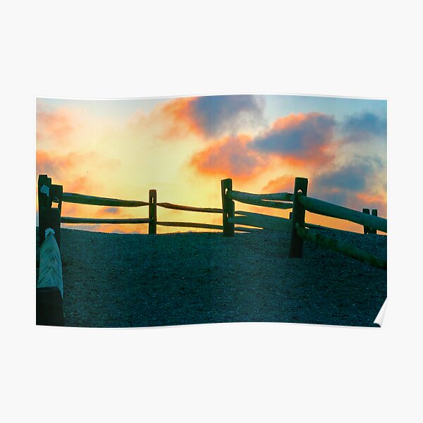 Christmas Sunrise Atlantic City Poster