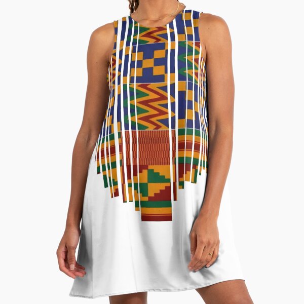 tank top a line dress True Stripes Tank Dress Mustard/Mint / M main image 0