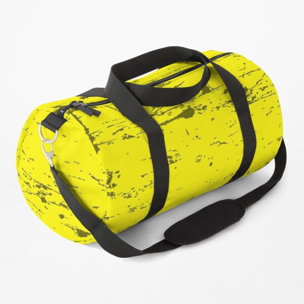 Solid Color Grunge Yellow, Geel, Jaune, Gelb, Amarillo Duffle Bag