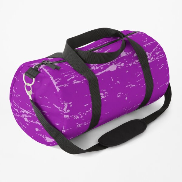 Solid Color Grunge Purple, Paars, Violet, Lila, Morado Duffle Bag