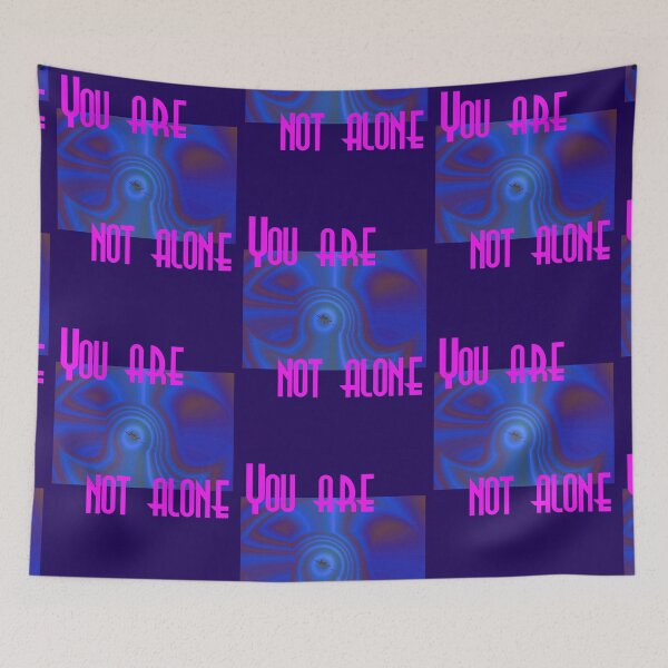 Item preview, You are not alone - T Shirt Design designed and sold by muz2142.