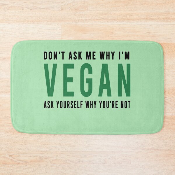 Item preview, don't ask me why i'm vegan designed and sold by osamamohamad.