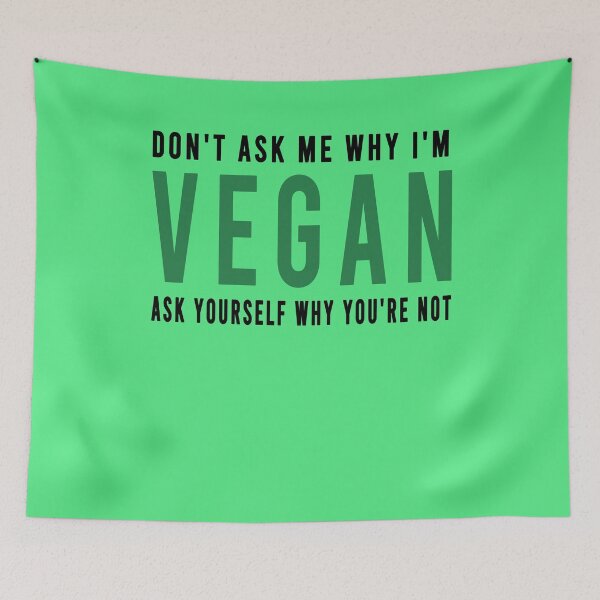 Item preview, don't ask me why i'm vegan designed and sold by osamamohamad.