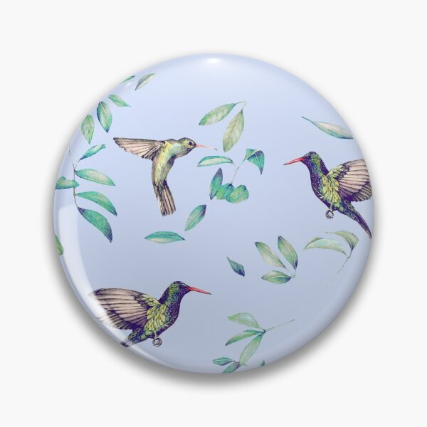 Item preview, hummingbird light blue background designed and sold by maicagonzalez.