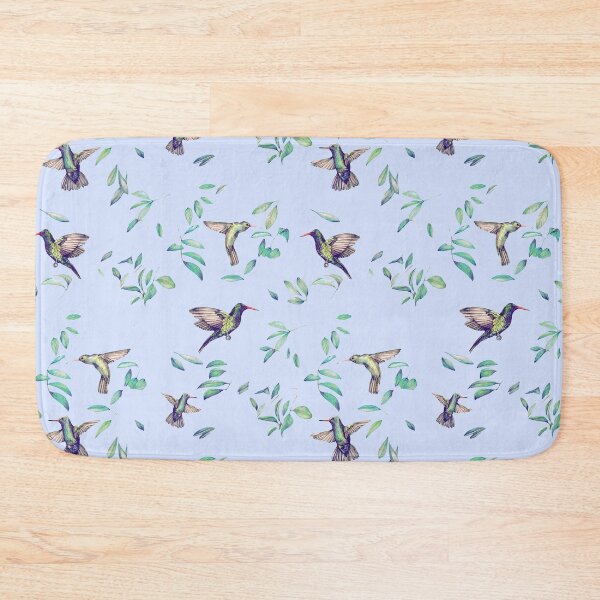 Item preview, hummingbird light blue background designed and sold by maicagonzalez.