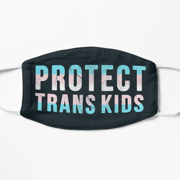 Protect Trans Kids - Pride Activism Flat Mask