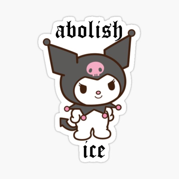 Abolish Ice Kuro Sticker