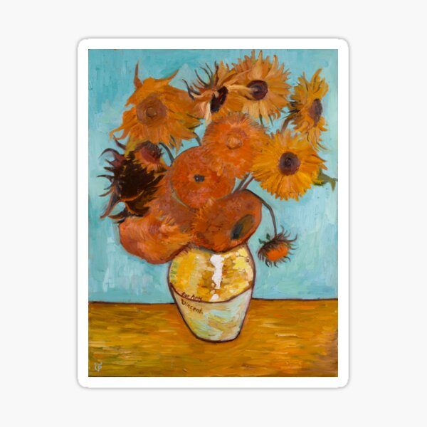 Vista previa del artículo con la obra «Girasoles para Amy», diseñado y vendido por Theresa  Pisani.