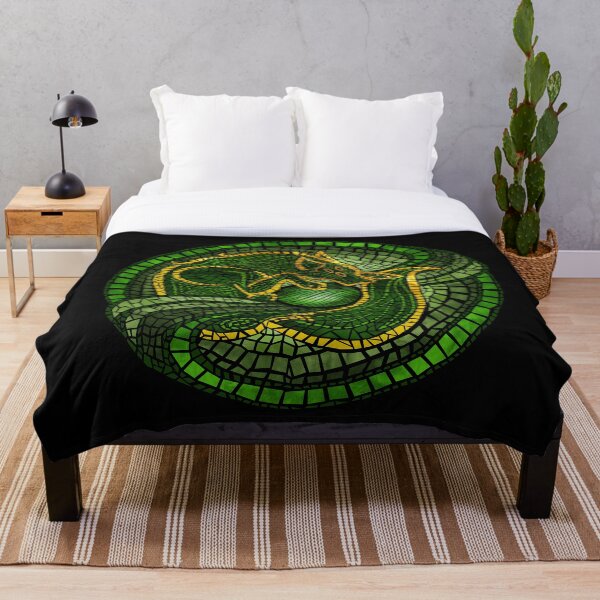 By the Dread Wolf's Design Throw Blanket