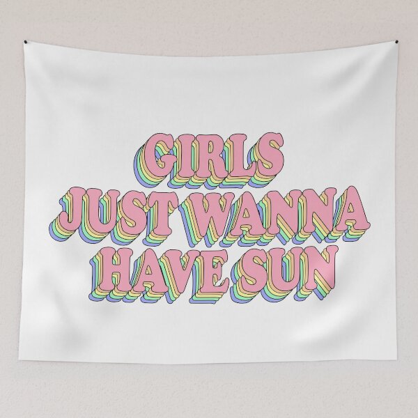 Item preview, GIRLS JUST WANNA HAVE SUN designed and sold by B3N-arts.