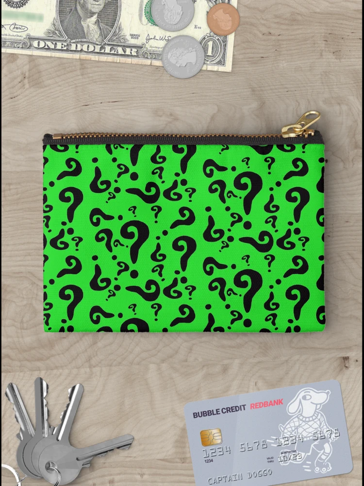 Thumbnail 3 of 4, Zipper Pouch, The Riddler designed and sold by eccentrics.