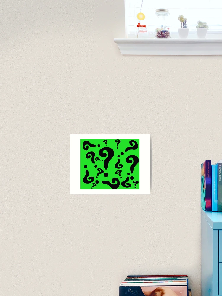 Thumbnail 2 of 3, Art Print, The Riddler designed and sold by eccentrics.
