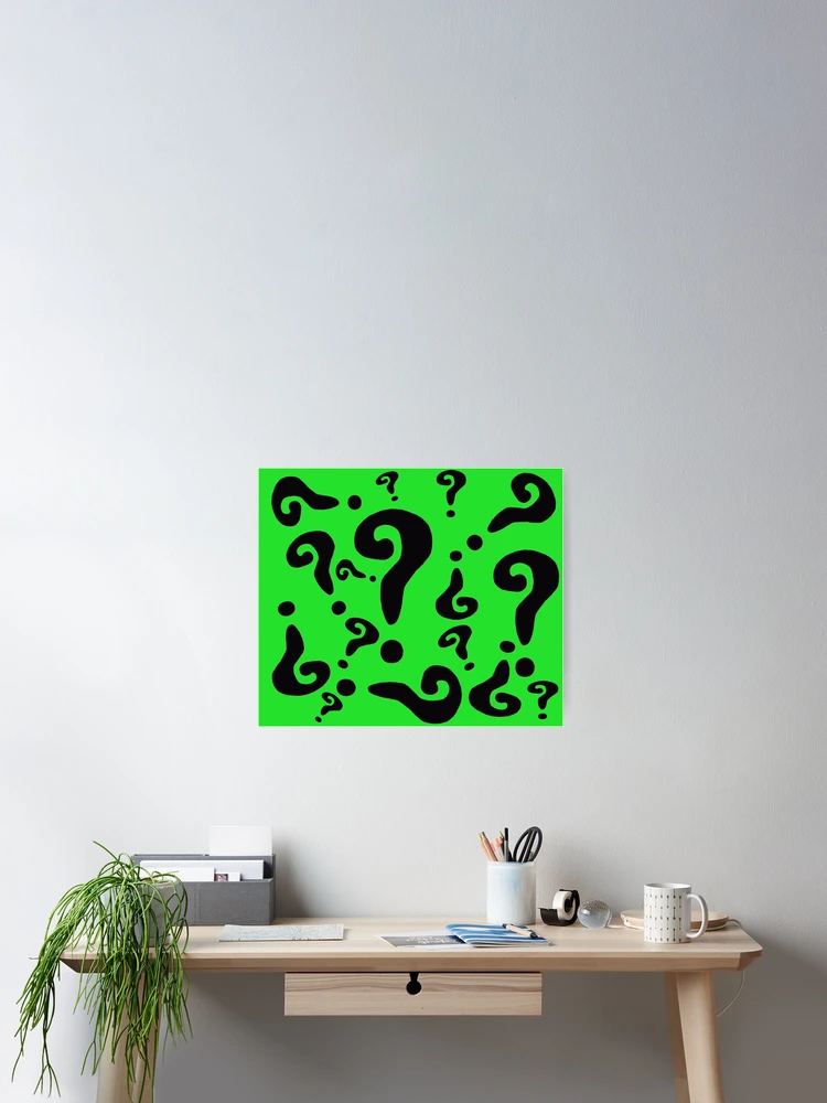 Thumbnail 2 of 3, Poster, The Riddler designed and sold by eccentrics.