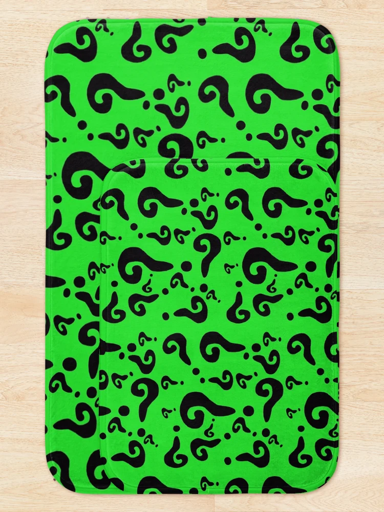 Thumbnail 5 of 6, Bath Mat, The Riddler designed and sold by eccentrics.