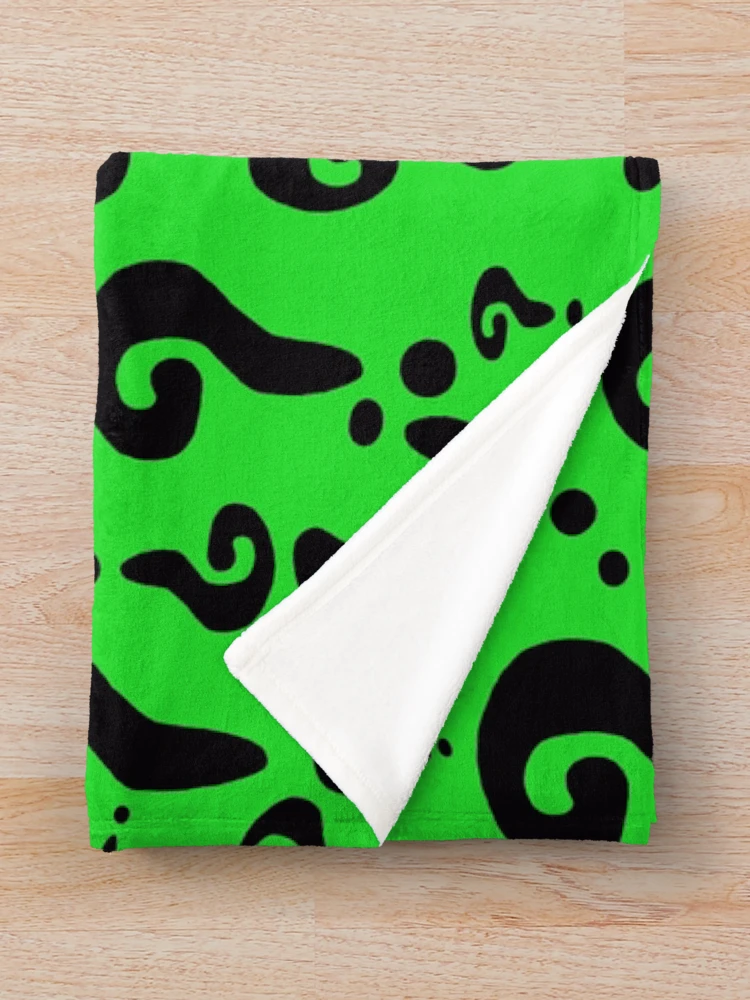 Thumbnail 3 of 6, Throw Blanket, The Riddler designed and sold by eccentrics.