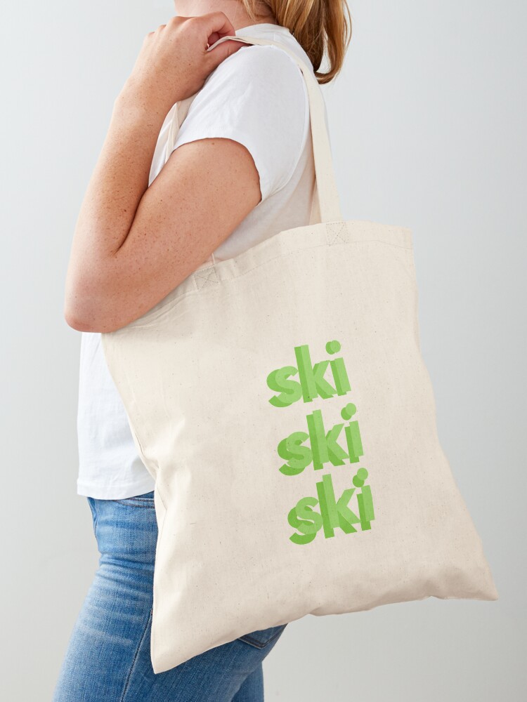 ski tote bag