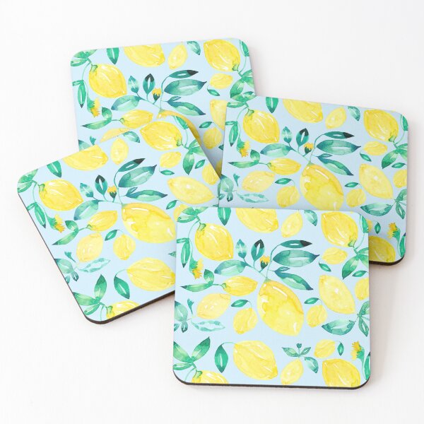 Item preview, Watercolor Lemon Patch designed and sold by ParmidaPaint.