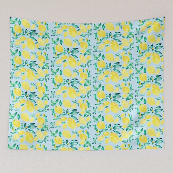 Item preview, Watercolor Lemon Patch designed and sold by ParmidaPaint.