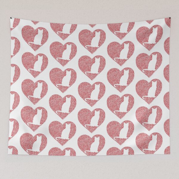 Item preview, Love Cats Heart Circle Design designed and sold by Pierre Bernard Jr.