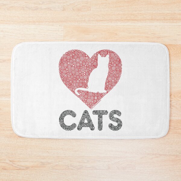 Item preview, Love Cats Heart Circle Design designed and sold by Pierre Bernard Jr.
