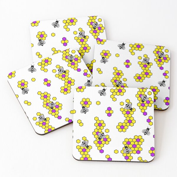 Item preview, Intersex pride bees designed and sold by TinyPhoenix.