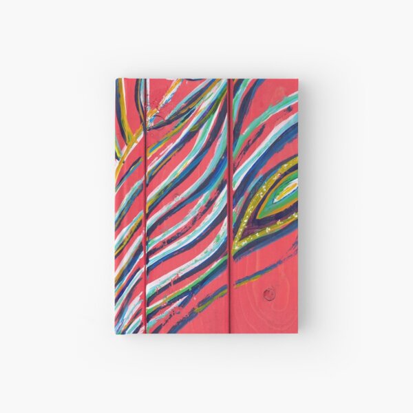 Peacock Feather Hardcover Journal