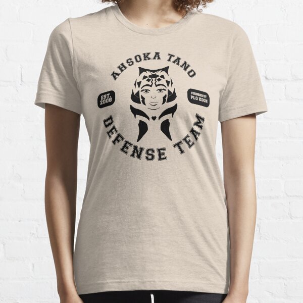 Ahsoka Tano Defense Team (black text) Essential T-Shirt
