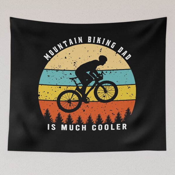 Item preview,  Mountain Biking Dad is Much Cooler designed and sold by osamamohamad.