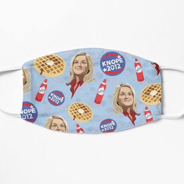 What's Important: Friends, Waffles, and Work  Flat Mask