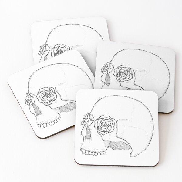 Item preview, Rose Skull designed and sold by Thoughtopsy.
