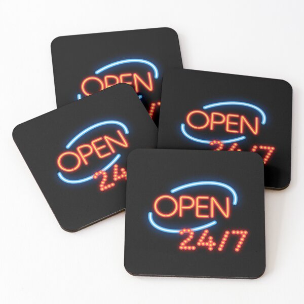 Item preview, open 24/7 designed and sold by RadiateCo.